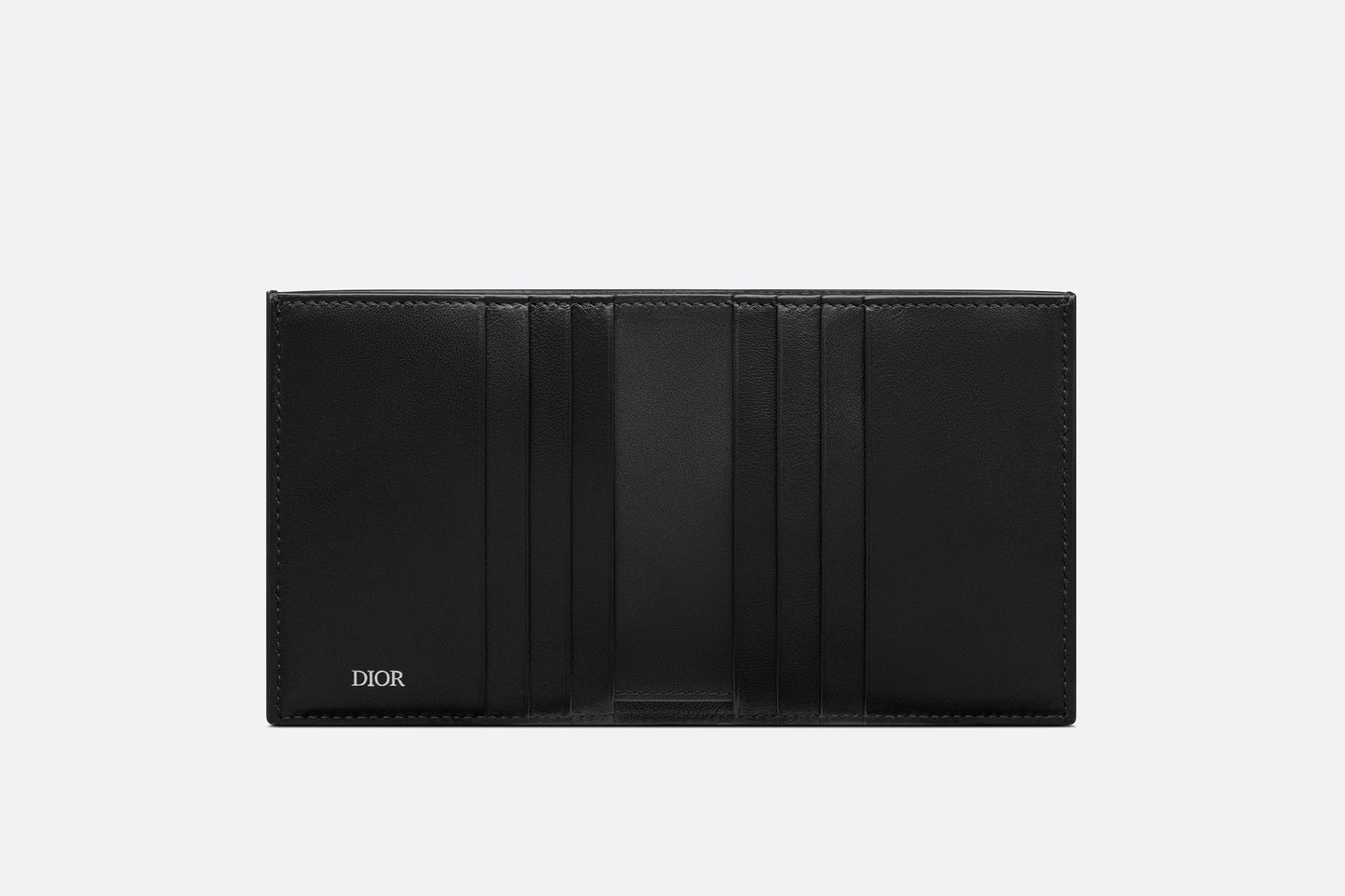 Vertical Wallet • Black CD Diamond Canvas