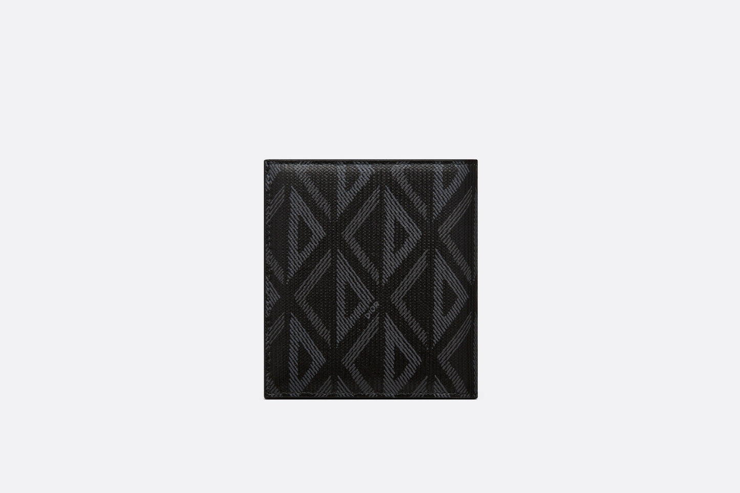Vertical Wallet • Black CD Diamond Canvas