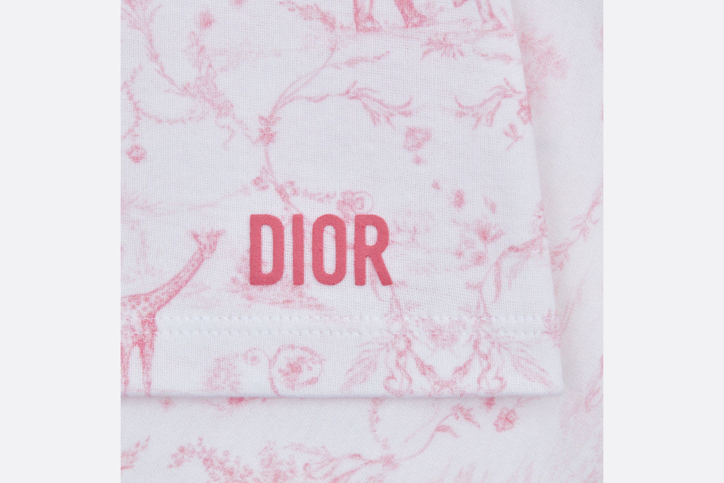 Newborn Gift Set • Ivory Cotton Jersey Printed with Pale Pink Toile de Jouy