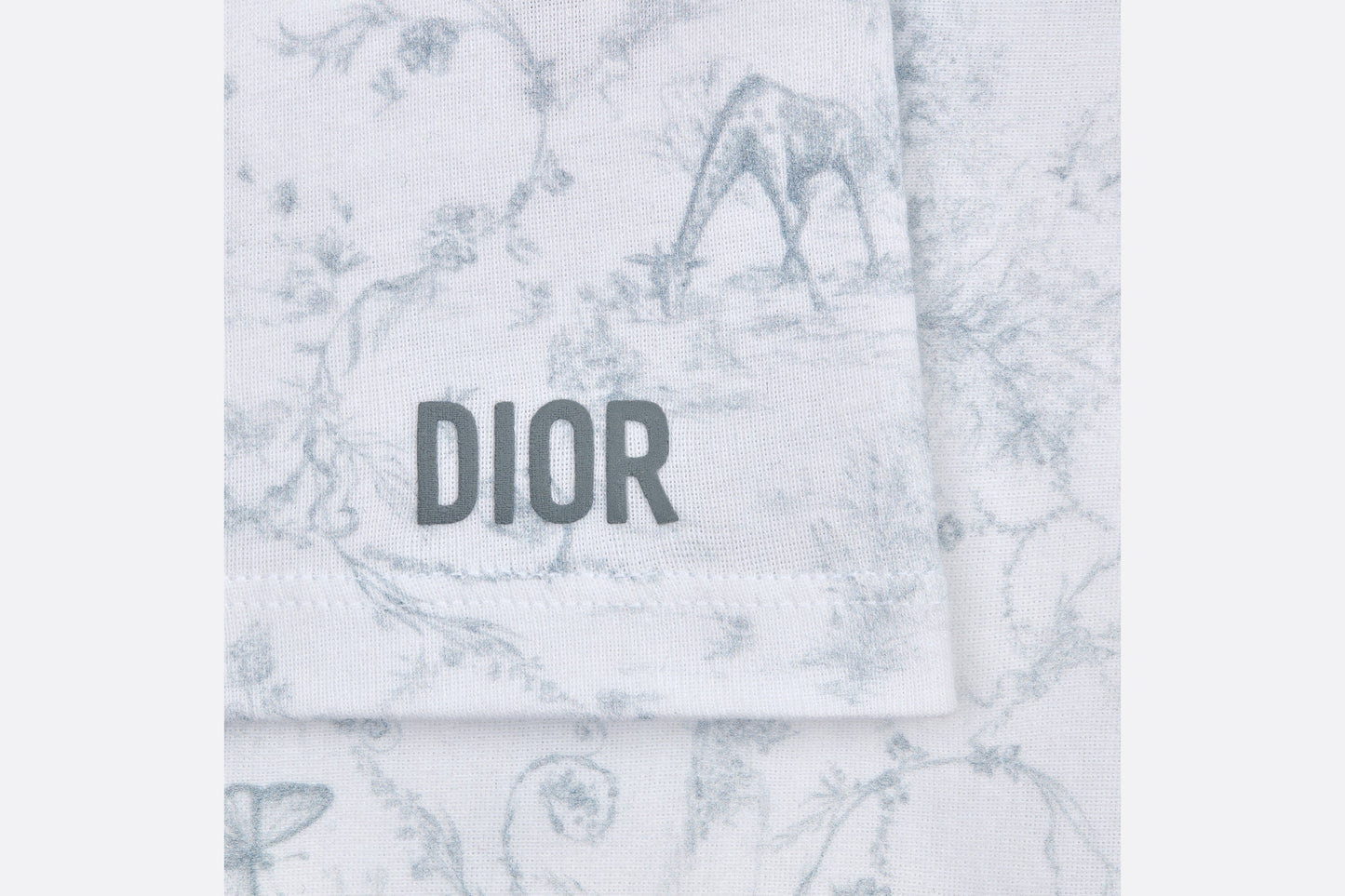 Newborn Gift Set • Ivory Cotton Jersey Printed with Light Gray Toile de Jouy