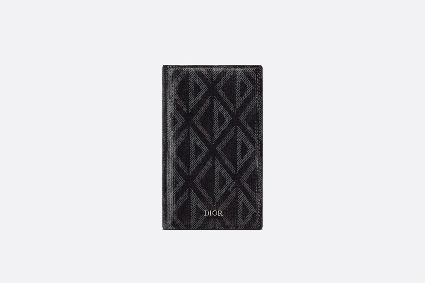 Long Bi-Fold Card Holder • Black CD Diamond Canvas