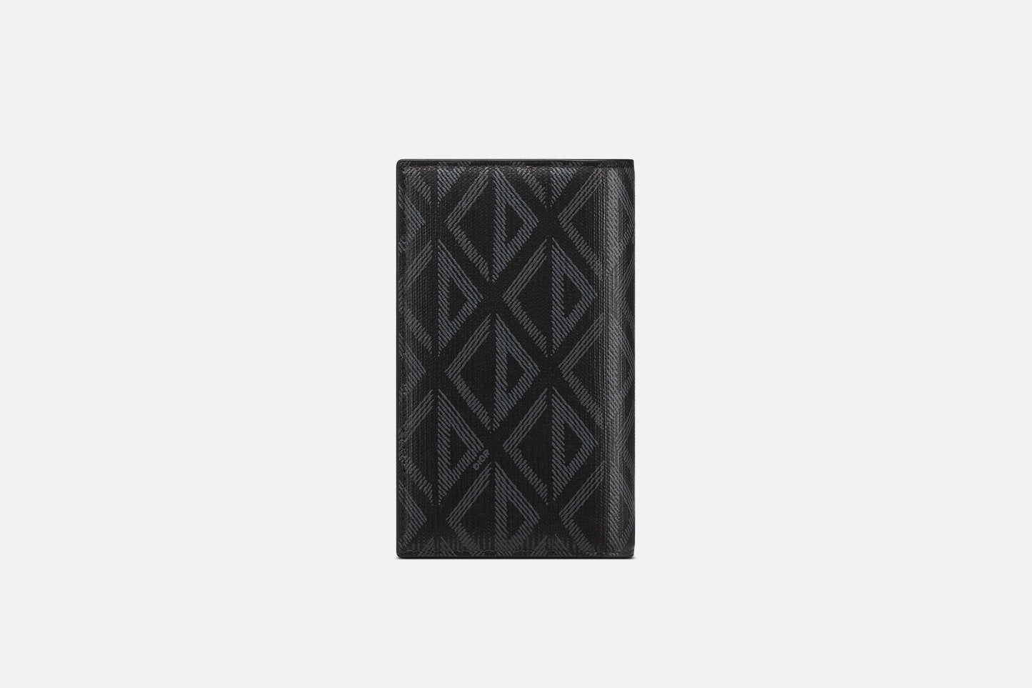 Long Bi-Fold Card Holder • Black CD Diamond Canvas
