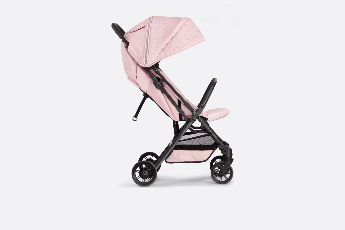 Stroller • Powder Pink Water-Repellent Cannage Canvas