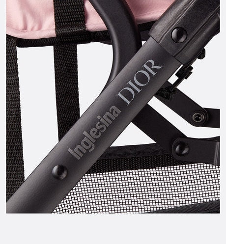 Stroller • Powder Pink Water-Repellent Cannage Canvas