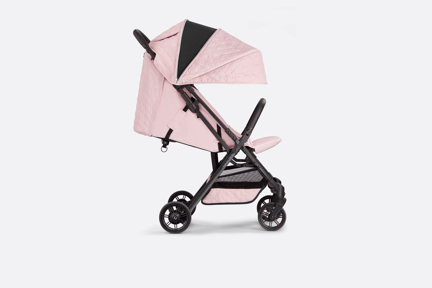 Stroller • Powder Pink Water-Repellent Cannage Canvas
