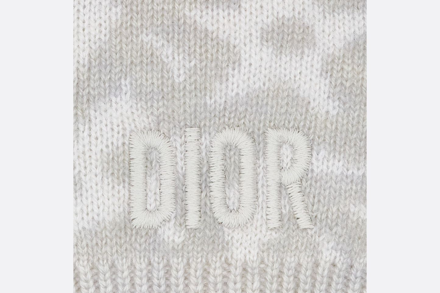 Baby Pants • Ivory Wool and Cashmere Jacquard Knit with Gray Stars