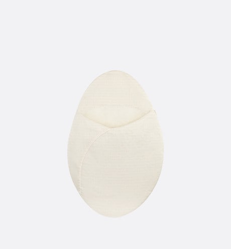 Sleeping Bag • Ivory Cotton Voile with Gold-Tone Cannage