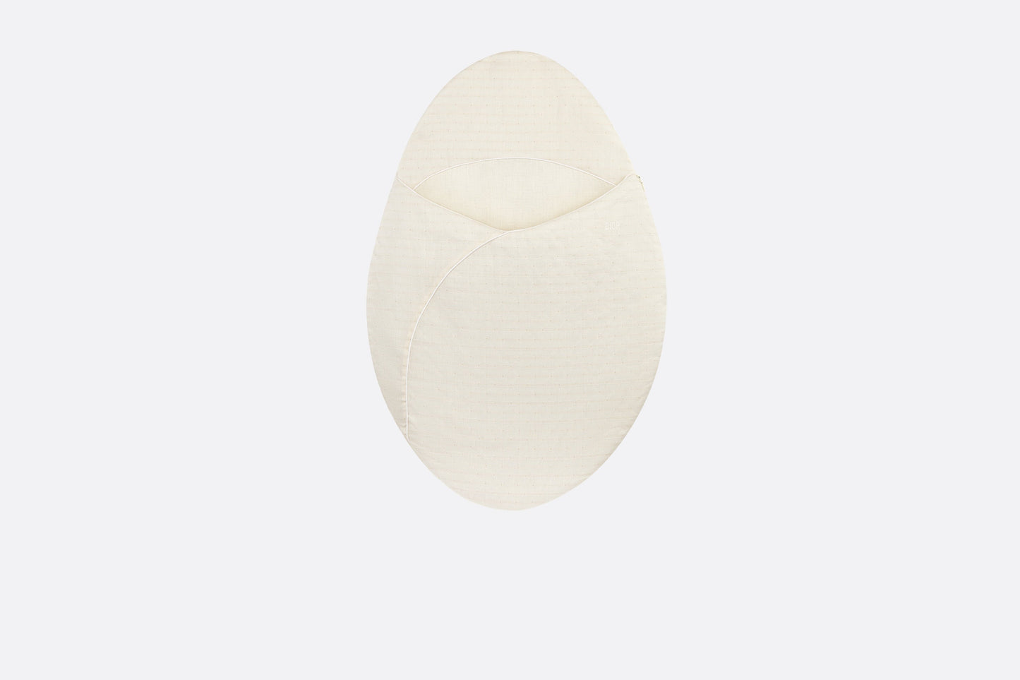 Sleeping Bag • Ivory Cotton Voile with Gold-Tone Cannage