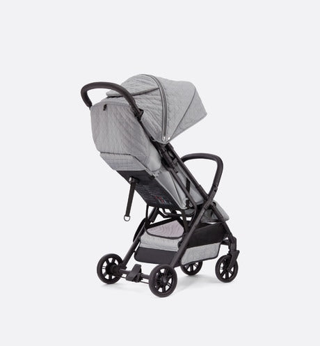 Stroller • Gray Water-Repellent Cannage Canvas