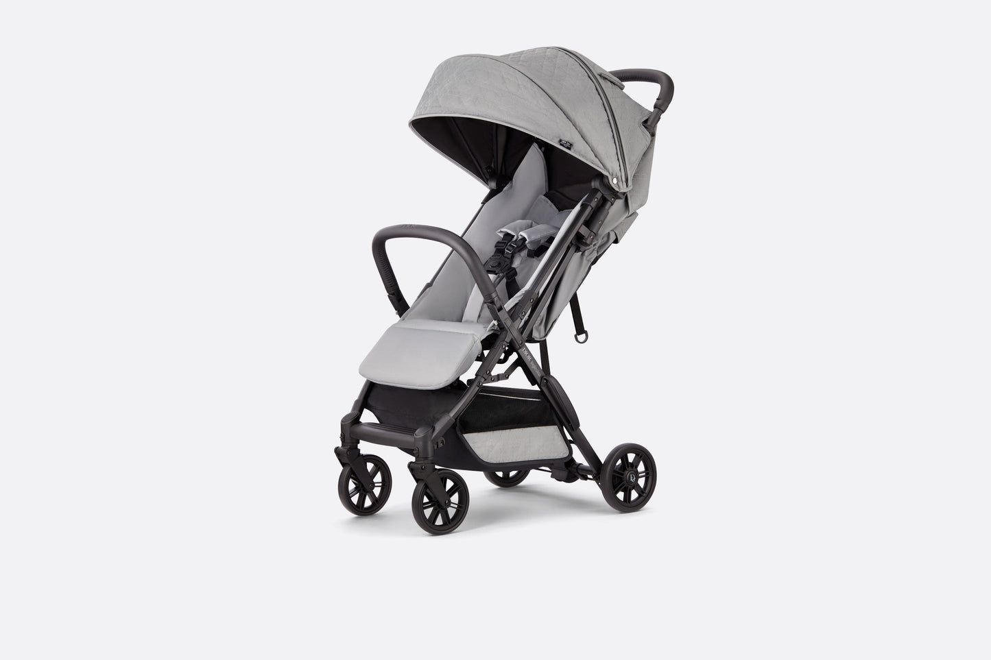 Stroller • Gray Water-Repellent Cannage Canvas