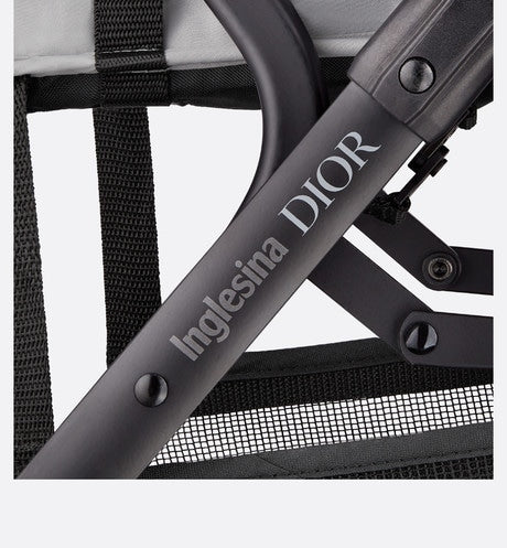 Stroller • Gray Water-Repellent Cannage Canvas