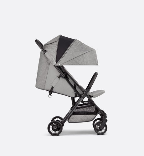 Stroller • Gray Water-Repellent Cannage Canvas