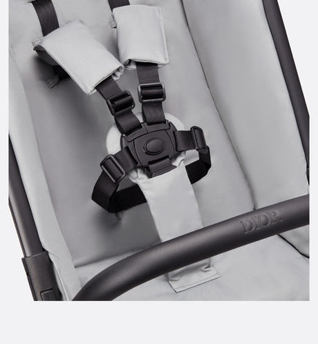 Stroller • Gray Water-Repellent Cannage Canvas