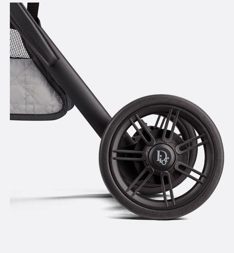 Stroller • Gray Water-Repellent Cannage Canvas