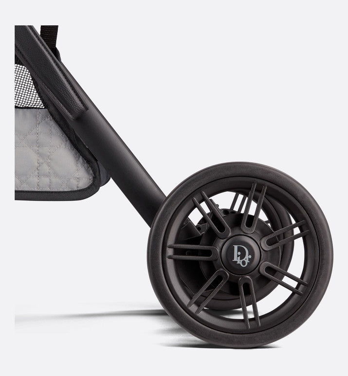 Stroller • Gray Water-Repellent Cannage Canvas