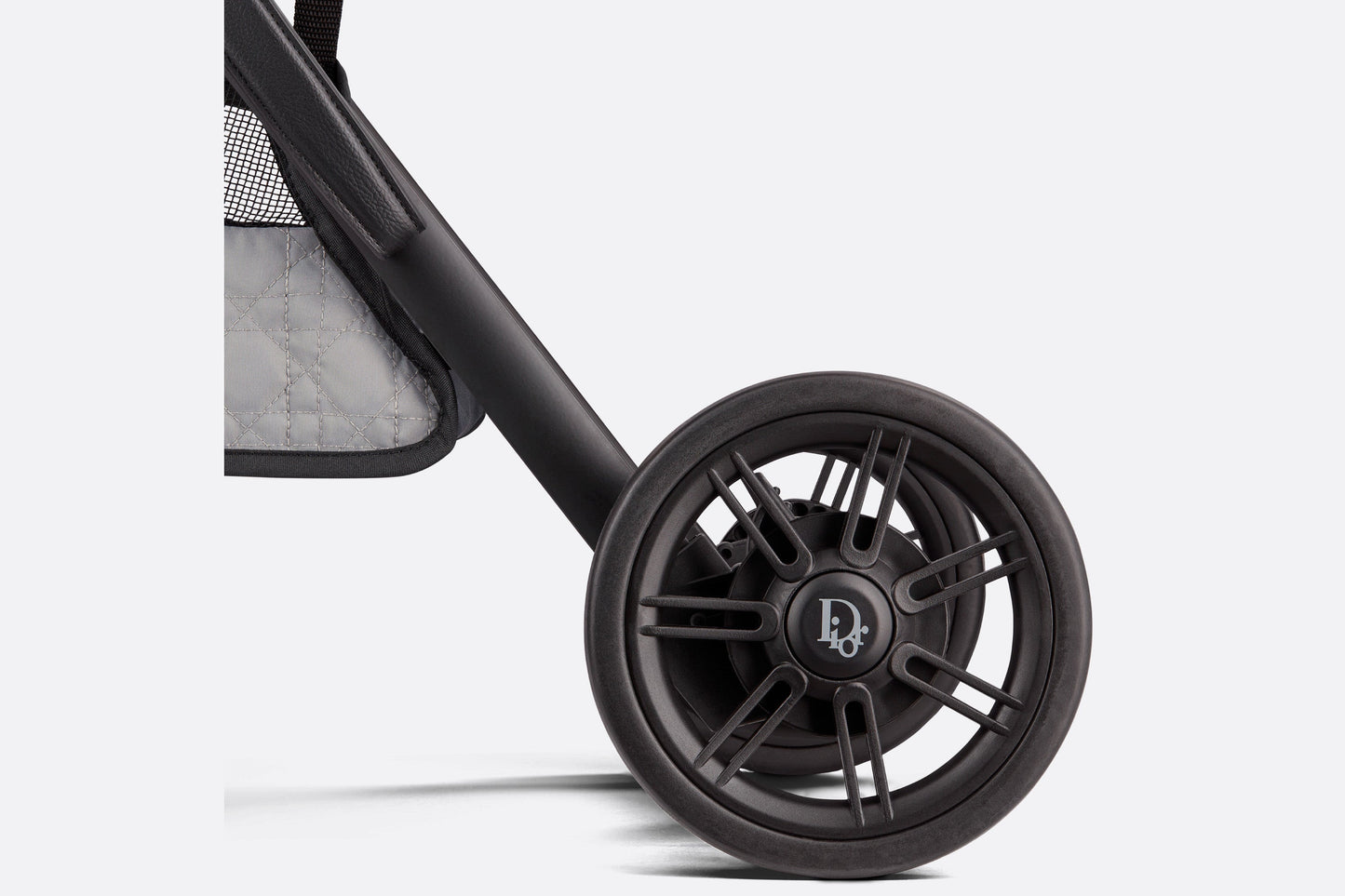 Stroller • Gray Water-Repellent Cannage Canvas