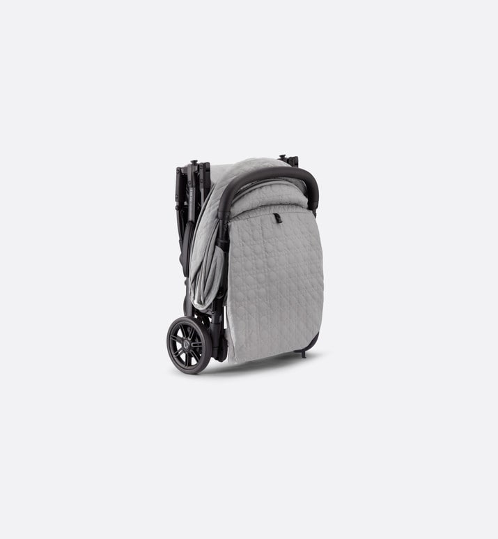Stroller • Gray Water-Repellent Cannage Canvas