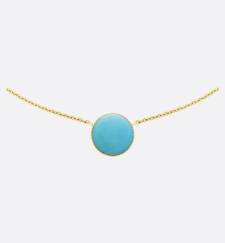 Rose Des Vents Necklace • Yellow Gold, Diamond and Turquoise
