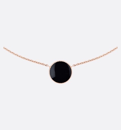 Rose Des Vents Necklace • Rose Gold, Diamond and Onyx
