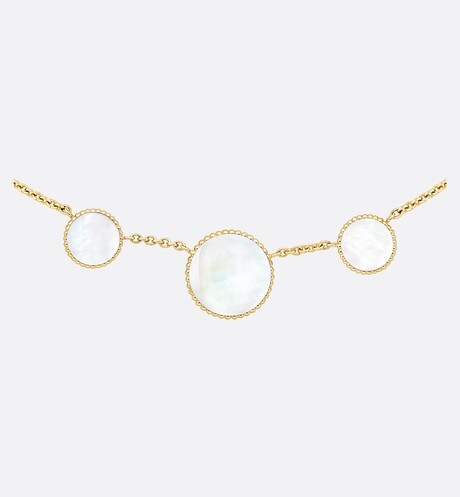 Rose Des Vents Necklace • Yellow Gold, Diamonds and Mother-of-Pearl