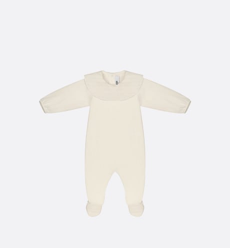 Newborn Gift Set • Ivory Jersey and Cotton Voile with Gold-Tone Cannage