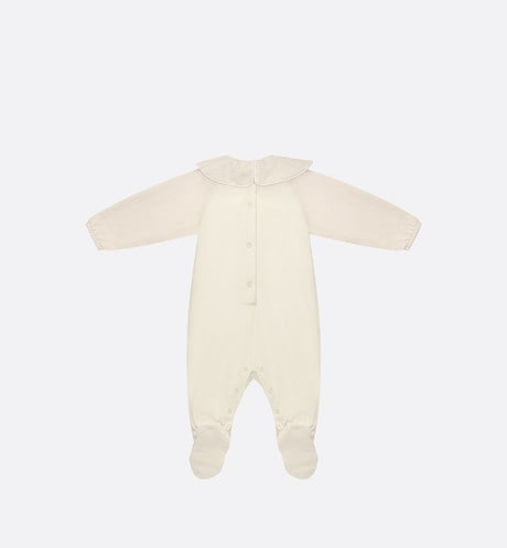 Newborn Gift Set • Ivory Jersey and Cotton Voile with Gold-Tone Cannage