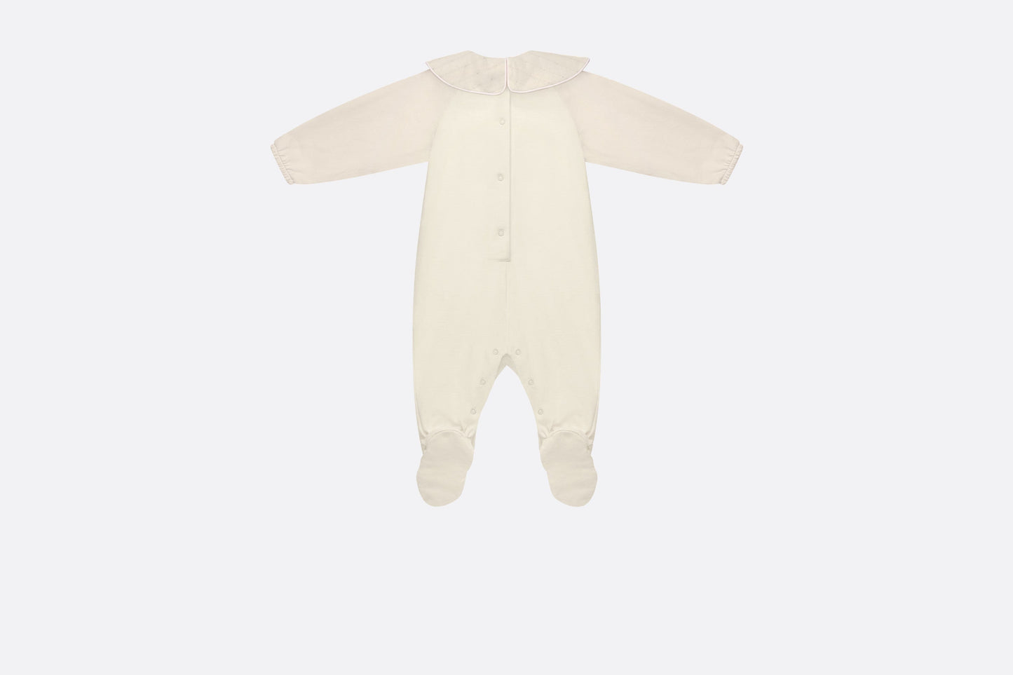 Newborn Gift Set • Ivory Jersey and Cotton Voile with Gold-Tone Cannage