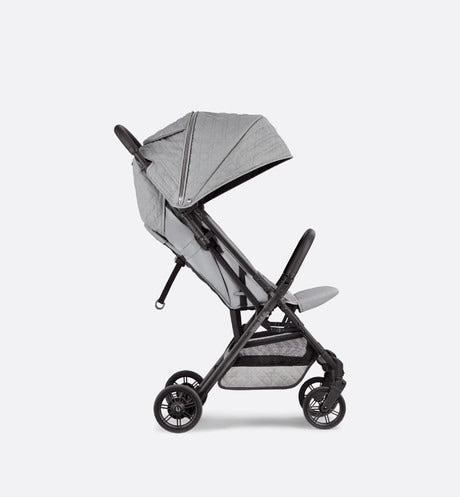 Stroller • Gray Water-Repellent Cannage Canvas