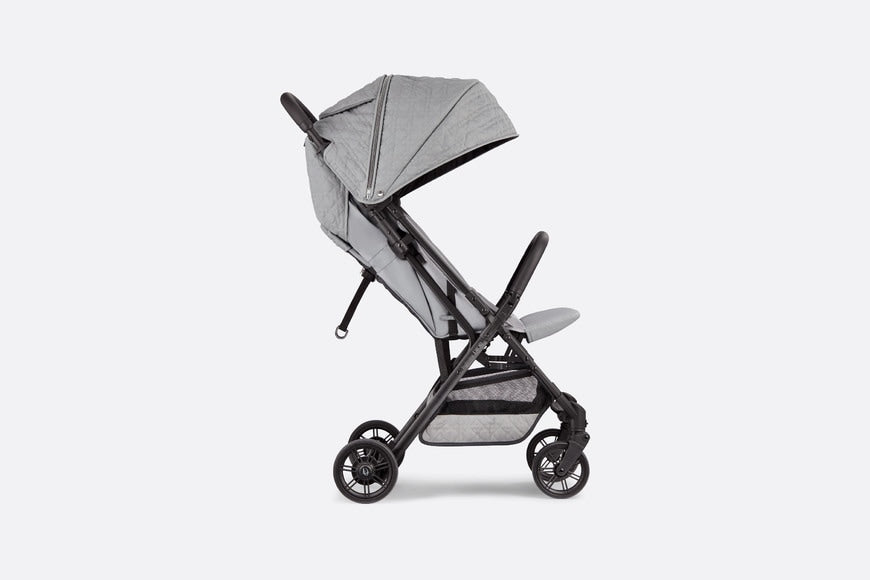 Stroller • Gray Water-Repellent Cannage Canvas