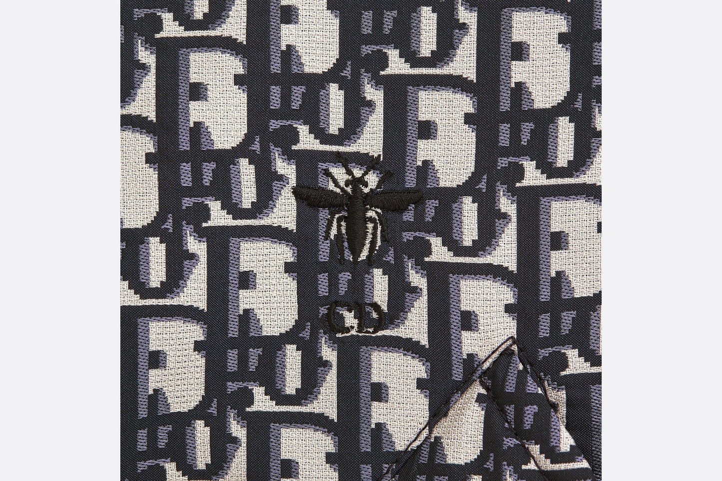 Bomber Jacket • Blue Technical Taffeta Jacquard with Dior Oblique Motif