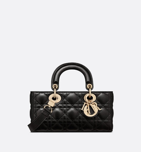 Small Lady D-Joy Bag • Black Cannage Lambskin