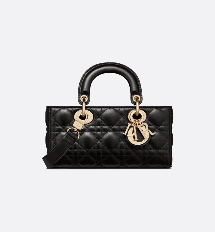 Small Lady D-Joy Bag • Black Cannage Lambskin