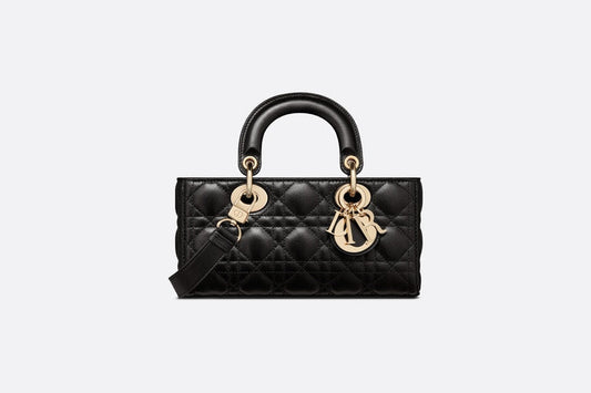 Small Lady D-Joy Bag • Black Cannage Lambskin
