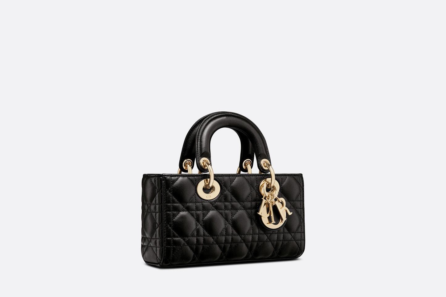 Small Lady D-Joy Bag • Black Cannage Lambskin