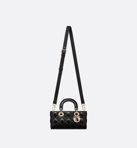 Small Lady D-Joy Bag • Black Cannage Lambskin