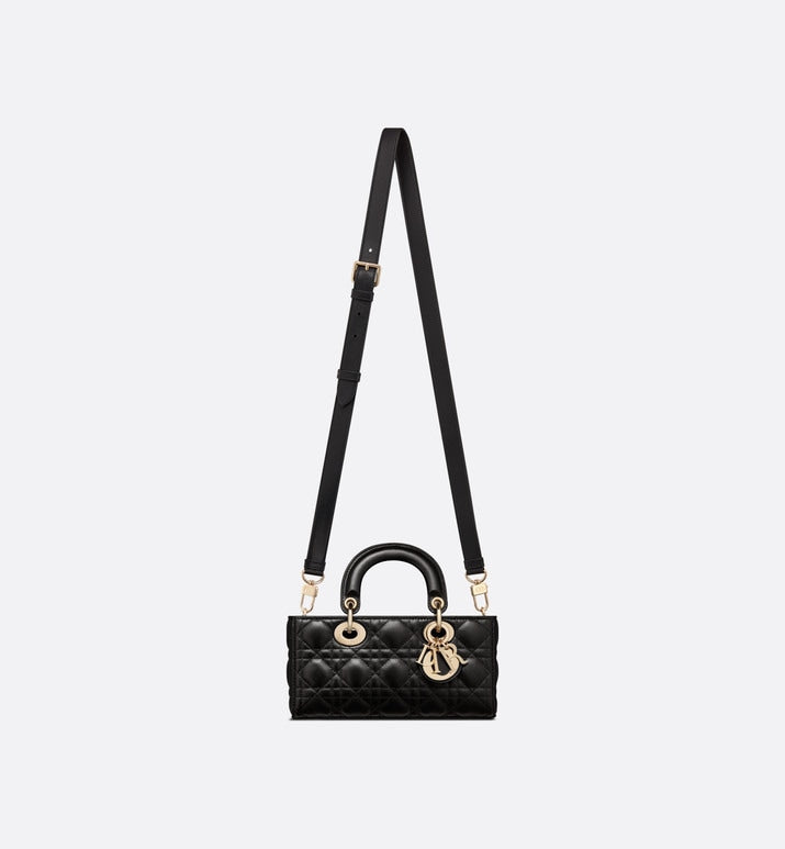Small Lady D-Joy Bag • Black Cannage Lambskin