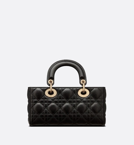 Small Lady D-Joy Bag • Black Cannage Lambskin
