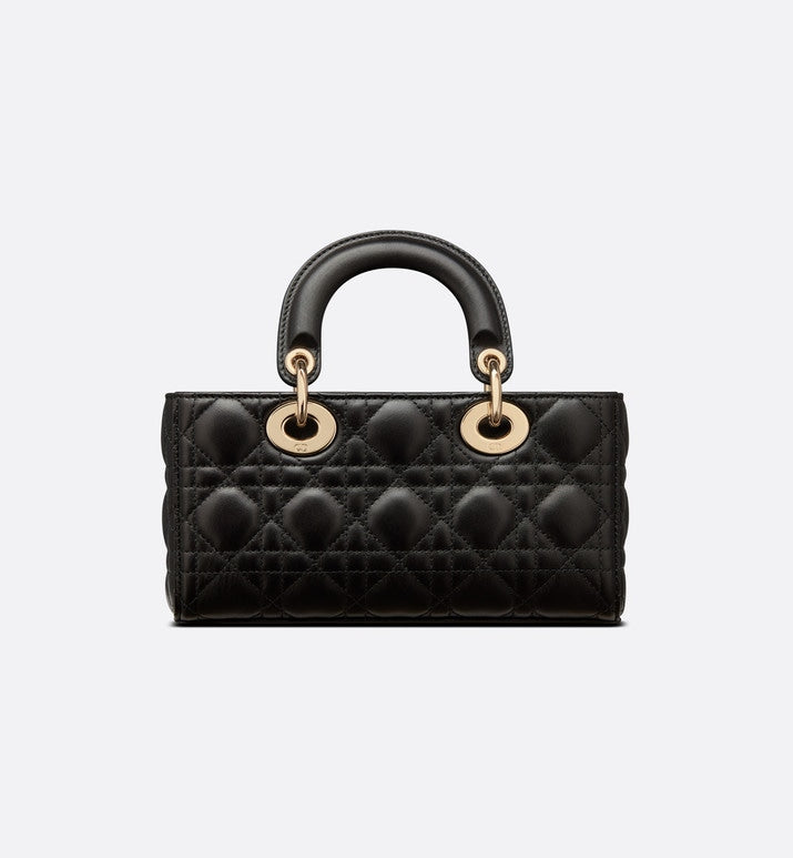 Small Lady D-Joy Bag • Black Cannage Lambskin
