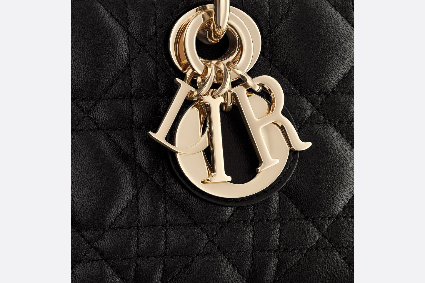 Small Lady D-Joy Bag • Black Cannage Lambskin