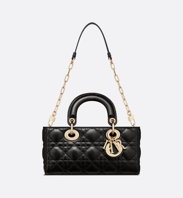 Small Lady D-Joy Bag • Black Cannage Lambskin