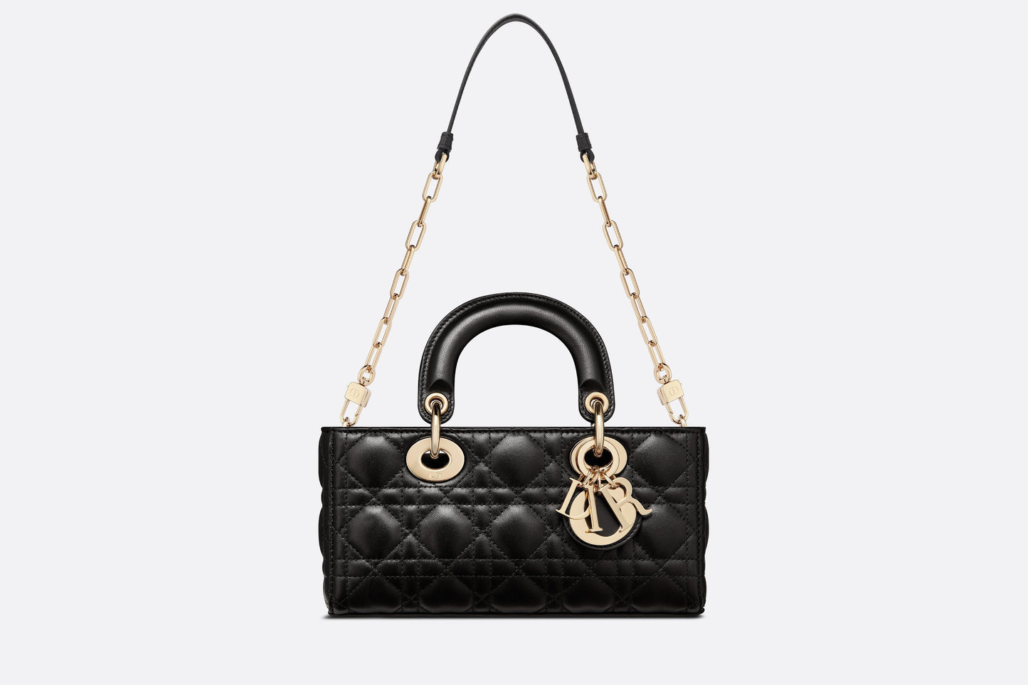 Small Lady D-Joy Bag • Black Cannage Lambskin