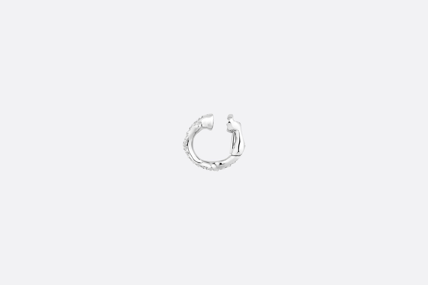 Bois de Rose Ear Cuff • White Gold and Diamonds