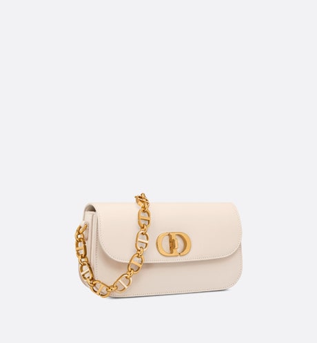 30 Montaigne Avenue Bag • Dusty Ivory Box Calfskin