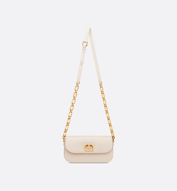 30 Montaigne Avenue Bag • Dusty Ivory Box Calfskin