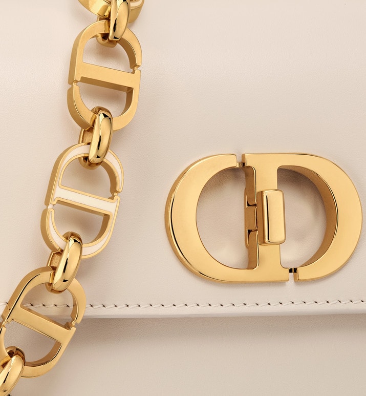 30 Montaigne Avenue Bag • Dusty Ivory Box Calfskin