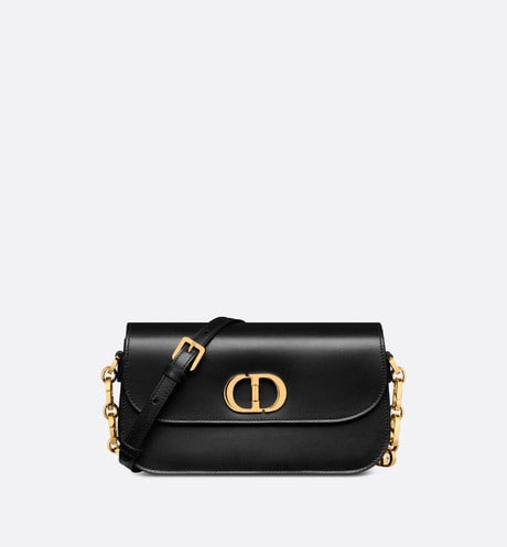 30 Montaigne Avenue Bag • Black Box Calfskin