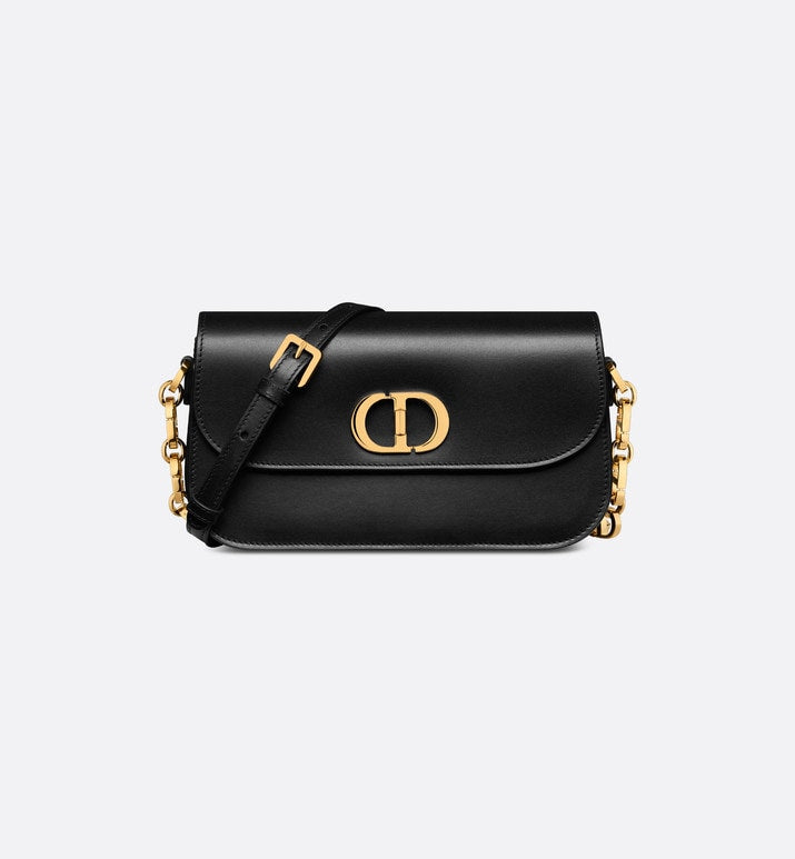 30 Montaigne Avenue Bag • Black Box Calfskin
