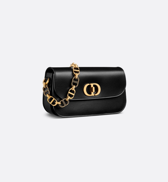 30 Montaigne Avenue Bag • Black Box Calfskin