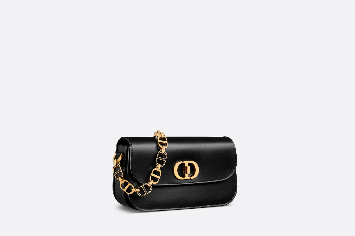 30 Montaigne Avenue Bag • Black Box Calfskin