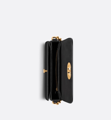 30 Montaigne Avenue Bag • Black Box Calfskin